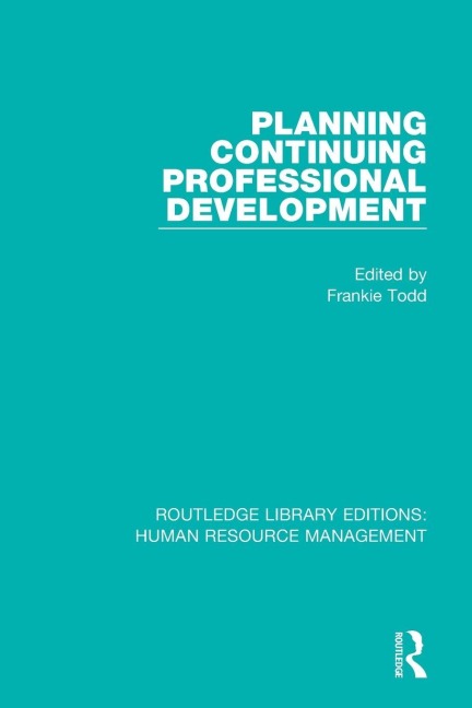 Planning Continuing Professional Development - 