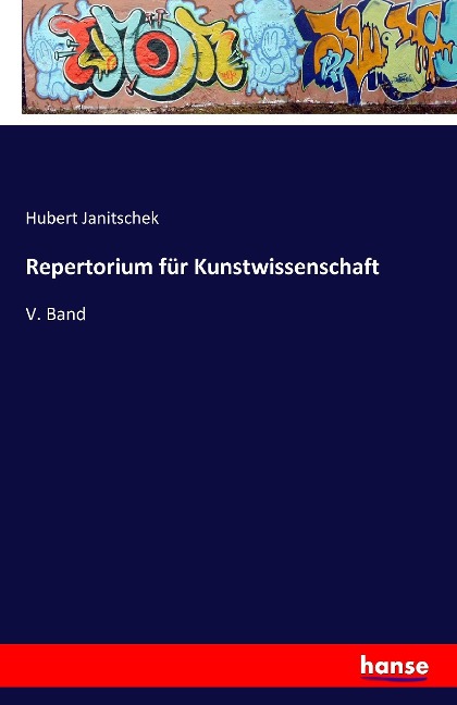 Repertorium für Kunstwissenschaft - Hubert Janitschek