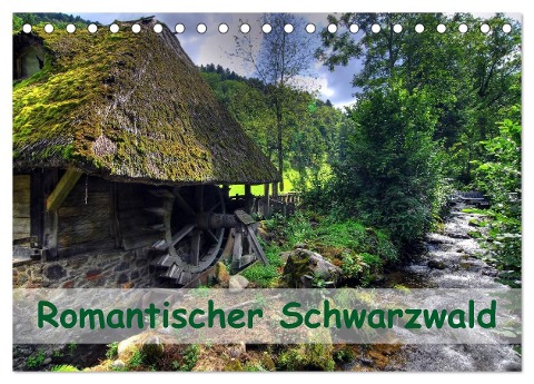 Romantischer Schwarzwald (Tischkalender 2025 DIN A5 quer), CALVENDO Monatskalender - Ingo Laue