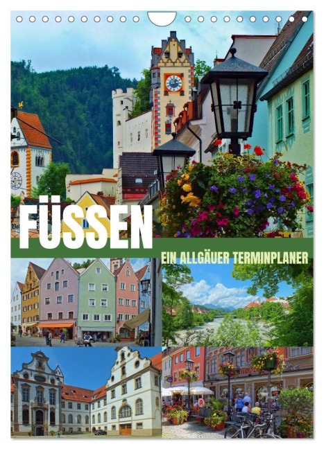 Füssen - Ein Allgäuer Terminplaner (Wandkalender 2026 DIN A4 hoch), CALVENDO Monatskalender - Holger Felix