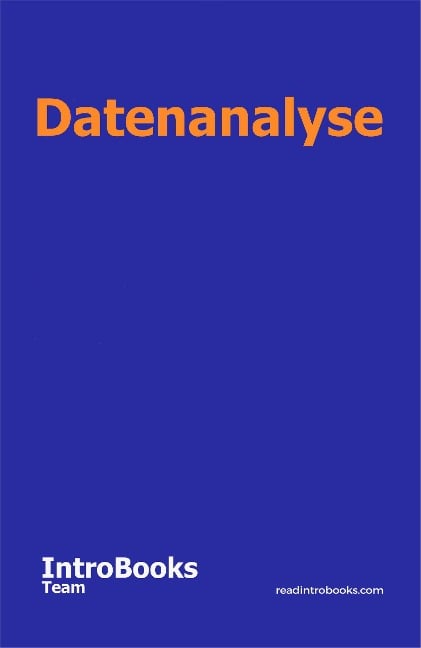 Datenanalyse - IntroBooks Team