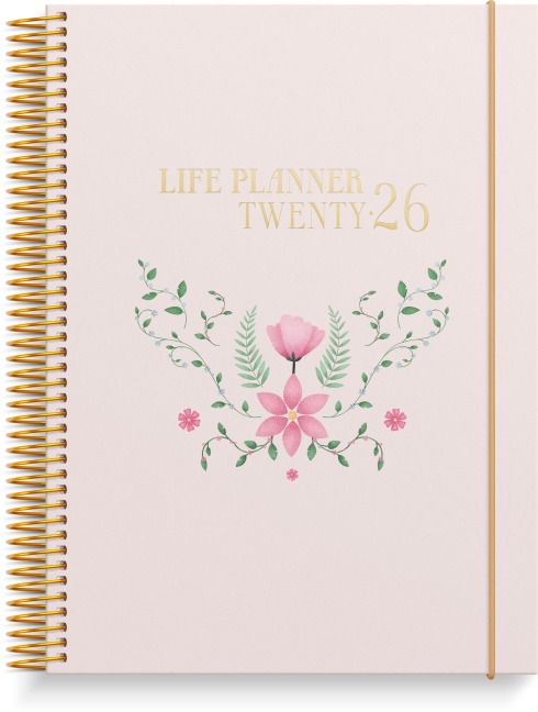 Burde Life Planner Pink Horizontal 2026 - 