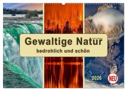 Cover-Bild zum Titel 'Gewaltige Natur - bedrohlich und schön (Wandkalender 2026 DIN A2 quer), CALVENDO Monatskalender' von 'Peter Roder'