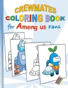 Cover-Bild zum Titel 'Crewmates Coloring Book for Am@ng.us Fans' von 'Ricky Roogle'