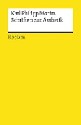 Cover-Bild zum Titel 'Schriften zur Ästhetik' von 'Karl Philipp Moritz'