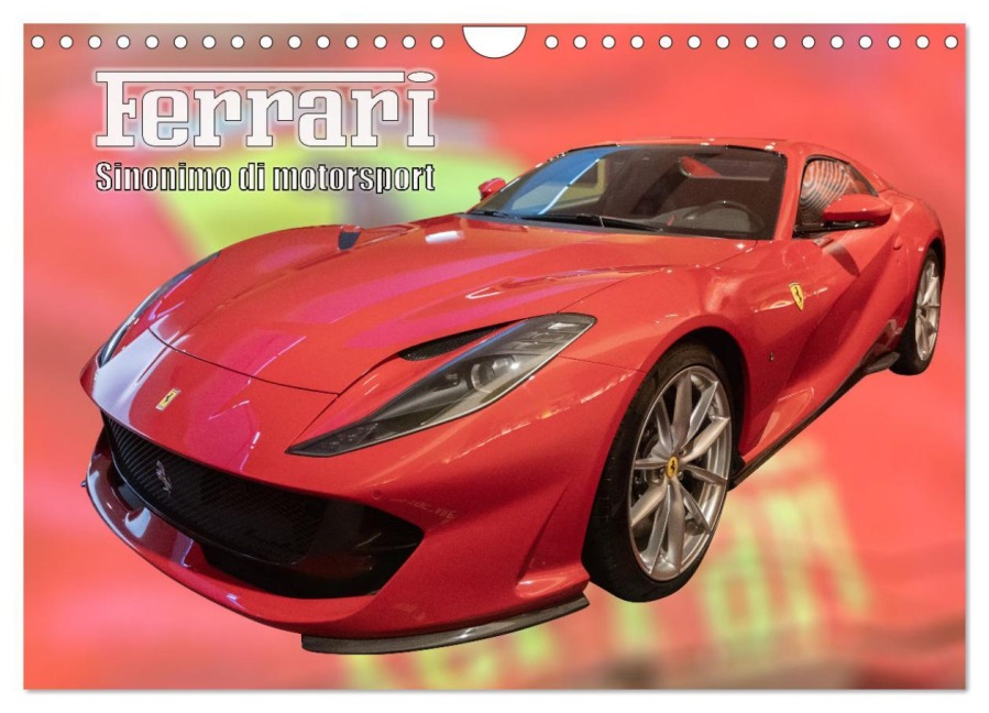 Ferrari - Synonym für Motorsport (Wandkalender 2026 DIN A4 quer), CALVENDO Monatskalender - 