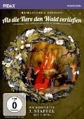 Cover-Bild zum Titel 'Als die Tiere den Wald verließen' von 'Colin Dann, Valerie Georgeson, Steve Walker, Detlev Kühne'