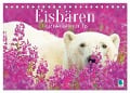 Eisbären: Lebenskünstler im Eis (Tischkalender 2025 DIN A5 quer), CALVENDO Monatskalender - Calvendo Calvendo