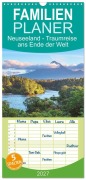 Cover-Bild zum Titel 'Familienplaner 2027 - Neuseeland - Traumreise ans Ende der Welt mit 5 Spalten (Wandkalender, 21 x 45 cm) CALVENDO' von 'Jean Claude Castor I 030mm-Photography'