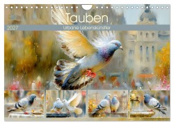 Cover-Bild zum Titel 'Tauben. Urbane Lebenskünstler (Wandkalender 2027 DIN A4 quer), CALVENDO Monatskalender' von 'Rose Hurley'