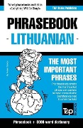 English-Lithuanian phrasebook & 3000-word topical vocabulary - Andrey Taranov