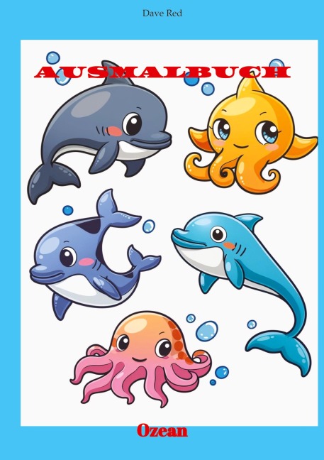 Ausmalbuch - Dave Red