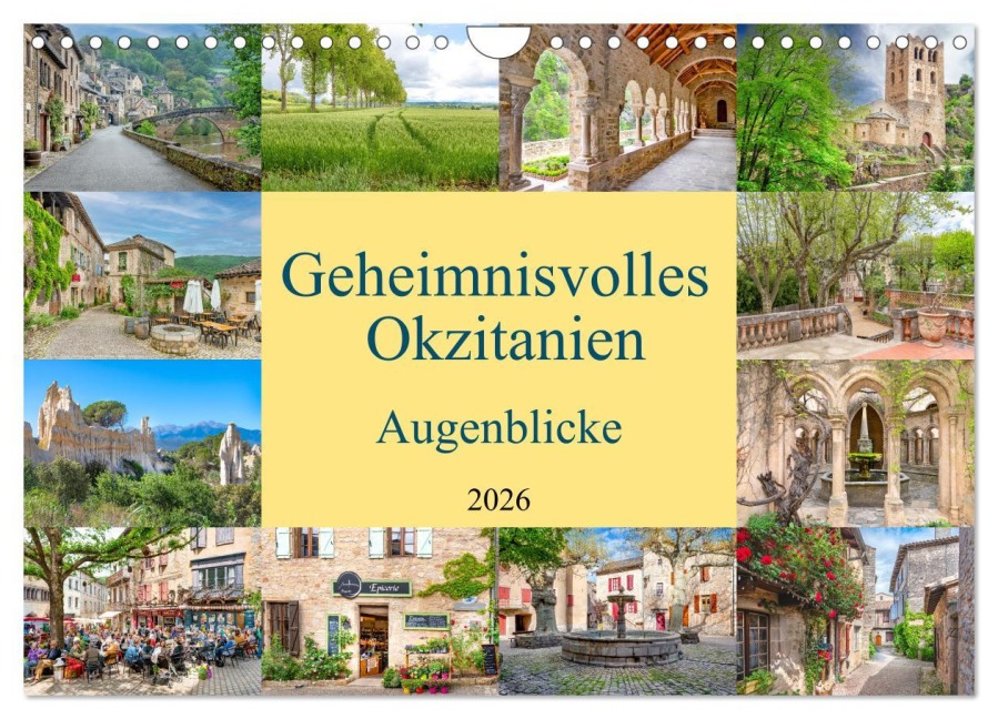 Geheimnisvolles Okzitanien. Augenblicke (Wandkalender 2026 DIN A4 quer), CALVENDO Monatskalender - Bodo Schmidt Photography