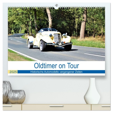 Oldtimer on Tour (hochwertiger Premium Wandkalender 2025 DIN A2 quer), Kunstdruck in Hochglanz - Günther Klünder