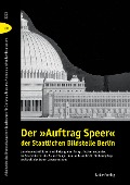 Cover-Bild zum Titel 'Der »Auftrag Speer« der Staatlichen Bildstelle Berlin' von ''