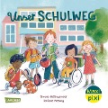 Cover-Bild zum Titel 'Maxi Pixi 439: VE 5: Unser Schulweg (5 Exemplare)' von 'Simone Nettingsmeier'