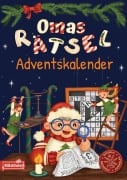Cover-Bild zum Titel 'Omas Rätsel Adventskalender' von 'Rätsel Werft'