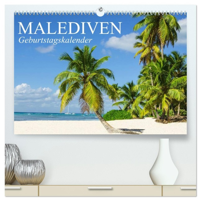 Malediven (hochwertiger Premium Wandkalender 2026 DIN A2 quer), Kunstdruck in Hochglanz - Elisabeth Stanzer