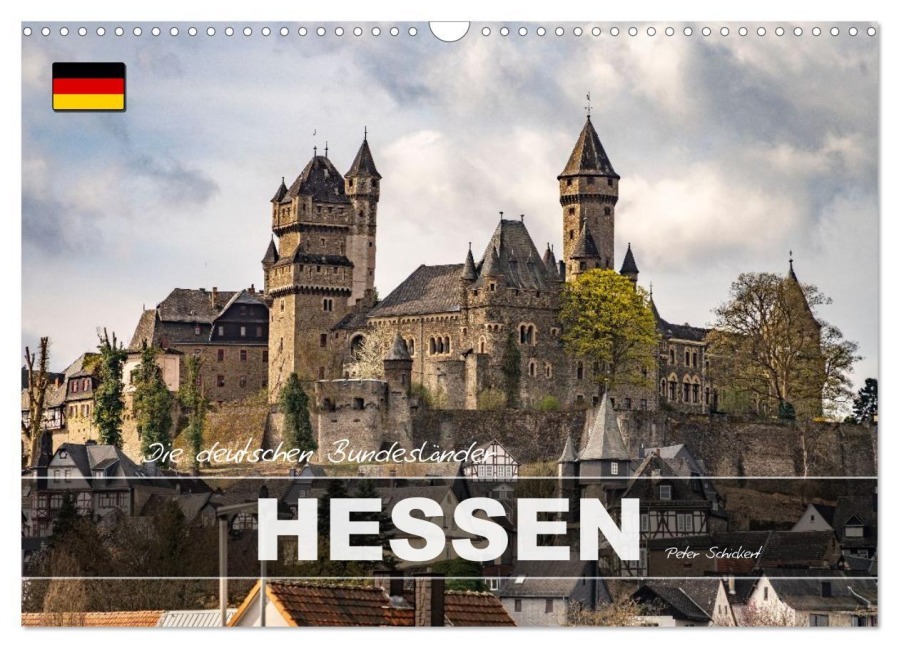 Die deutschen Bundesländer - Hessen (Wandkalender 2027 DIN A3 quer), CALVENDO Monatskalender - Peter Schickert