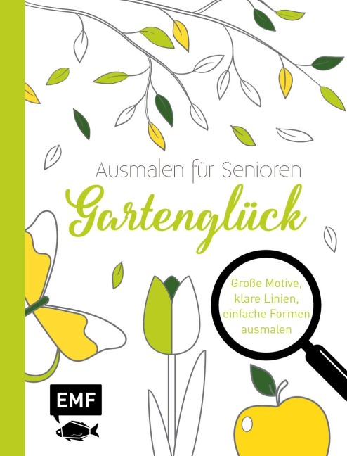 Ausmalen für Senioren - Gartenglück - 