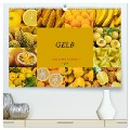 GELB - Gemüse und Obst - Sonnengereift (hochwertiger Premium Wandkalender 2025 DIN A2 quer), Kunstdruck in Hochglanz - Susan Michel