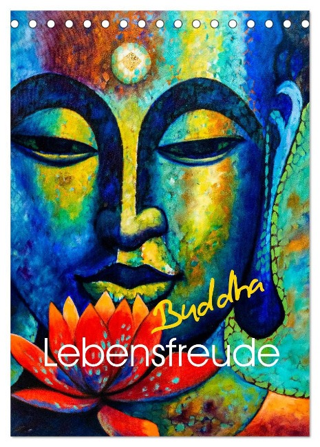 Lebensfreude Buddha (Tischkalender 2024 DIN A5 hoch), CALVENDO Monatskalender - W. W. Voßen - Herzog von Laar am Rhein