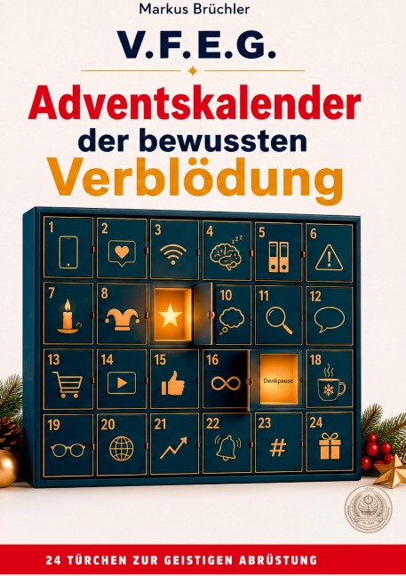 Adventskalender der bewussten Verblödung - Ein Aufruf zur geistigen Abrüstung  (V.F.E.G.) - Markus Brüchler