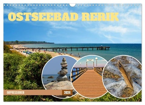 Impressionen Ostseebad Rerik (Wandkalender 2024 DIN A3 quer), CALVENDO Monatskalender - Holger Felix