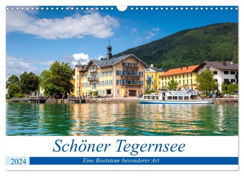 Schöner Tegernsee (Wandkalender 2024 DIN A3 quer), CALVENDO Monatskalender - Manuela Falke