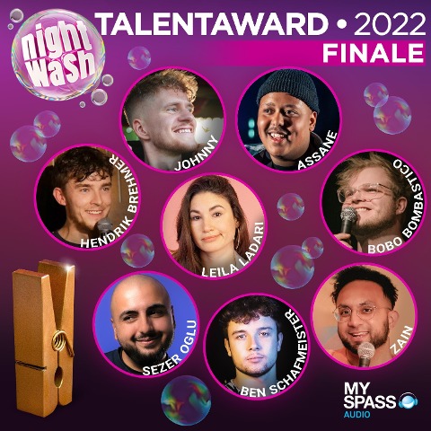 NightWash, Talent Award 2022 - Finale - Assane, Sven Bensmann, Bobo Bombastico, Hendrik Brehmer, Johnny