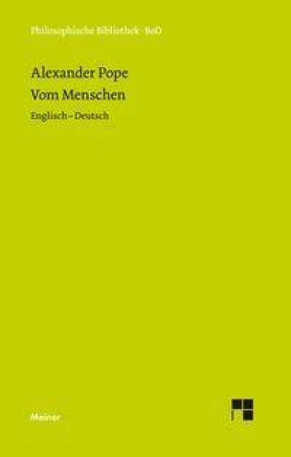 Vom Menschen - Alexander Pope