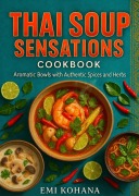 Cover-Bild zum Titel 'Thai Soup Sensations Cookbook - Aromatic Bowls with Authentic Spices and Herbs' von 'Emi Kohana'