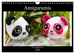 Cover-Bild zum Titel 'Amigurumi - Die gehäkelte Welt (Wandkalender 2026 DIN A4 quer), CALVENDO Monatskalender' von 'Sven Sommer'