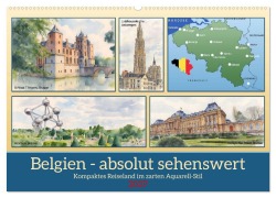 Cover-Bild zum Titel 'Belgien - absolut sehenswert (Wandkalender 2027 DIN A2 quer), CALVENDO Monatskalender' von 'Claudia Kleemann'