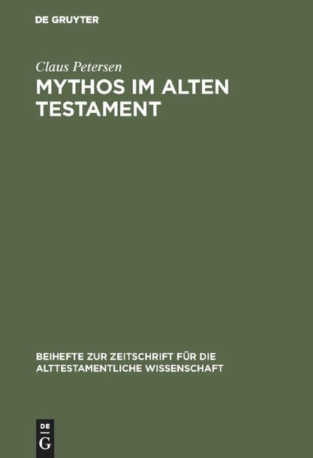 Mythos im Alten Testament - Claus Petersen