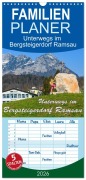 Cover-Bild zum Titel 'Familienplaner 2026 - Unterwegs im Bergsteigerdorf Ramsau mit 5 Spalten (Wandkalender, 21 x 45 cm) CALVENDO' von 'Dieter Wilczek'