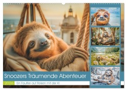 Cover-Bild zum Titel 'Snoozers Träumende Abenteuer (Wandkalender 2026 DIN A2 quer), CALVENDO Monatskalender' von 'Steffen Gierok-Latniak'