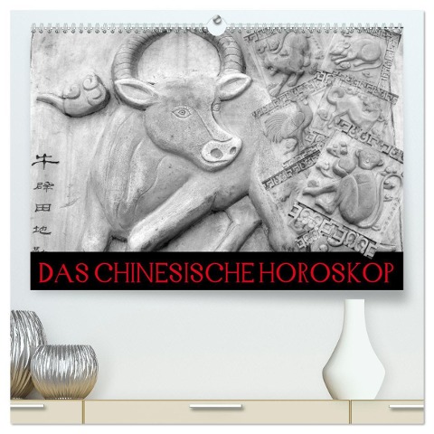 Das Chinesische Horoskop / Geburtstagskalender (hochwertiger Premium Wandkalender 2024 DIN A2 quer), Kunstdruck in Hochglanz - Elisabeth Stanzer