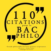 Cover-Bild zum Titel '110 citations pour le bac philo' von 'Various'