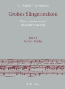 Cover-Bild zum Titel 'Großes Sängerlexikon' von 'Karl-Josef Kutsch, Leo Riemens'