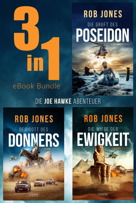 DIE JOE-HAWKE-ABENTEUER (Band 1-3) Bundle - Rob Jones