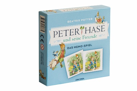 Peter Hase und seine Freunde - Das Memo-Spiel mit 40 Spielkarten im Spielkarton - Beatrix Potter