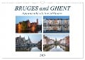 Bruges and Ghent, a photographic city tour in Flanders. (Wall Calendar 2025 DIN A3 landscape), CALVENDO 12 Month Wall Calendar - Joana Kruse