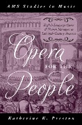 Cover-Bild zum Titel 'Opera for the People' von 'Katherine K. Preston'