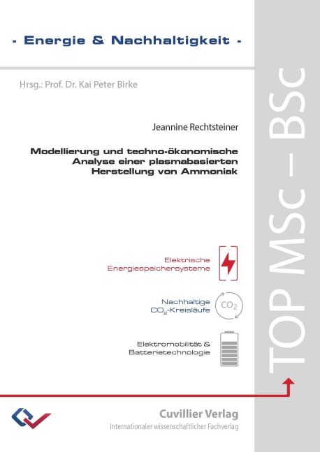 Modellierung und techno-ökonomische Analyse einer plasmabasierten Herstellung von Ammoniak - Jeannine Rechtsteiner