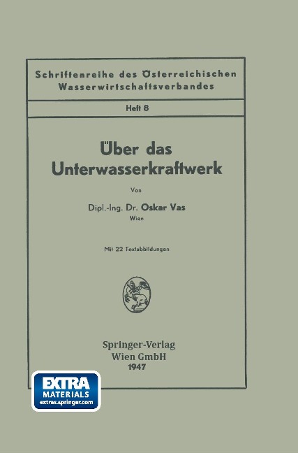 Über das Unterwasserkraftwerk - Oskar Vas