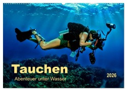 Cover-Bild zum Titel 'Tauchen - Abenteuer unter Wasser (Wandkalender 2026 DIN A2 quer), CALVENDO Monatskalender' von 'Peter Roder'
