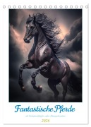 Cover-Bild zum Titel 'Fantastische Pferde (Tischkalender 2026 DIN A5 hoch), CALVENDO Monatskalender' von 'Steffen Gierok-Latniak'