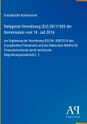 Cover-Bild zum Titel 'Delegierte Verordnung (EU) 2017/583 der Kommission vom 14. Juli 2016' von 'Europäische Kommission'