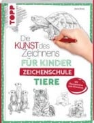 Cover-Bild zum Titel 'Die Kunst des Zeichnens für Kinder Zeichenschule - Tiere' von 'Gecko Keck'